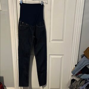 Mavi Maternity Dark Blue Jeans with belly band XS